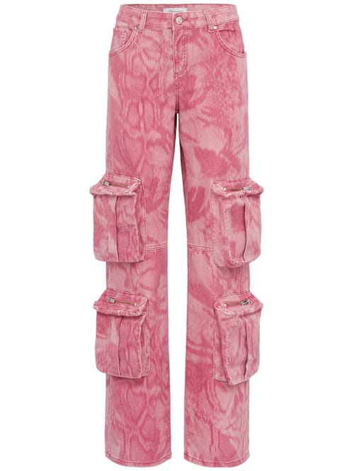 Blumarine: Camouflage cargo pants