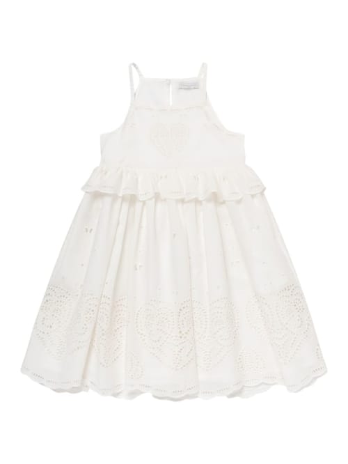 Stella McCartney Kids: Woven cotton voile dress