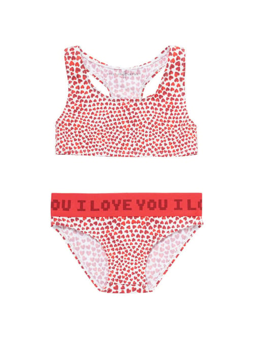 Stella McCartney Kids: All over printed Lycra AOP bikini