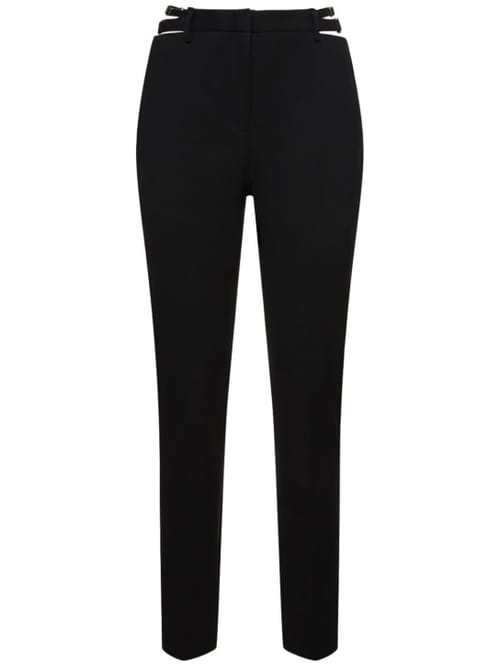 Dion Lee: 精裁弹力羊毛直筒裤