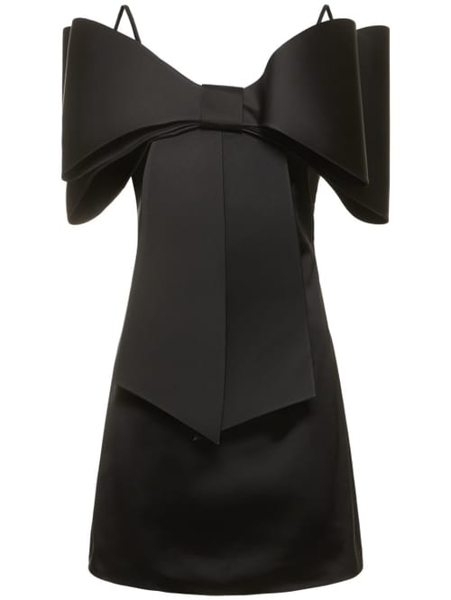 Mach & Mach: Robe courte avec grand nœud