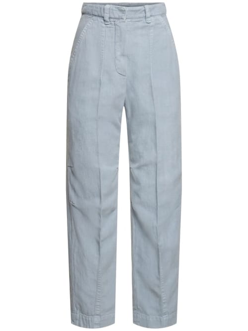 Brunello Cucinelli: 棉&麻阔腿裤