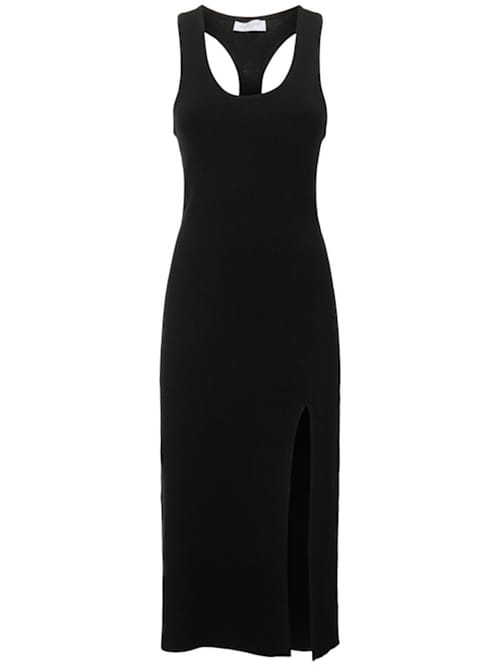 Michael Kors Collection: Abito midi in cashmere con spacco