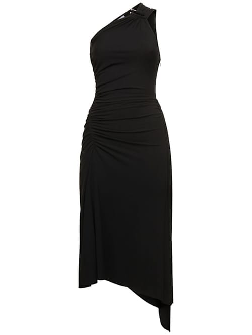 Michael Kors Collection: Abito midi monospalla drappeggiato