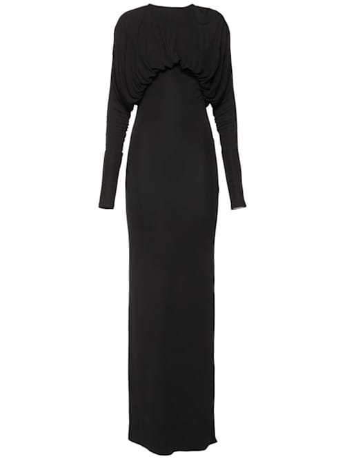 16arlington: Draped jersey maxi dress