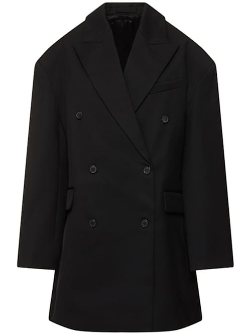 Wardrobe.nyc: 大廓形双排扣羊毛大衣