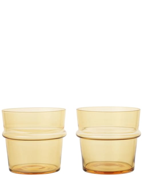 Ferm Living: Boya矮玻璃杯2个套装