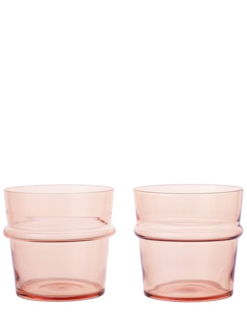 Ferm Living: Boya矮玻璃杯2个套装