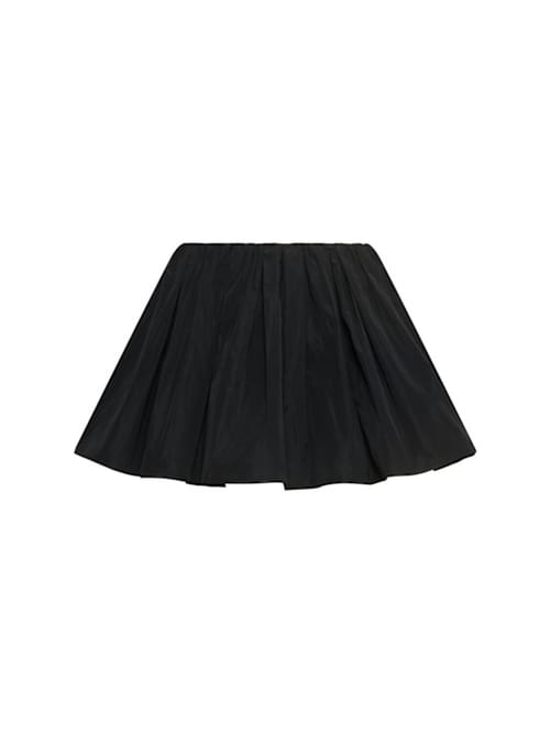 JW Anderson: Memory缩褶塔夫绸迷你裙裤