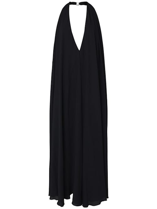 Jacquemus: Neckholder-Maxikleid mit tiefem Ausschnitt