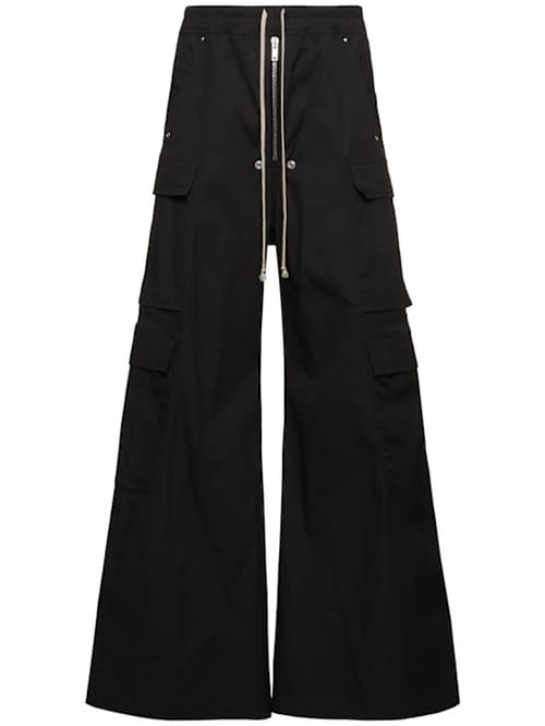 Rick Owens: Cargobelas棉质裤子