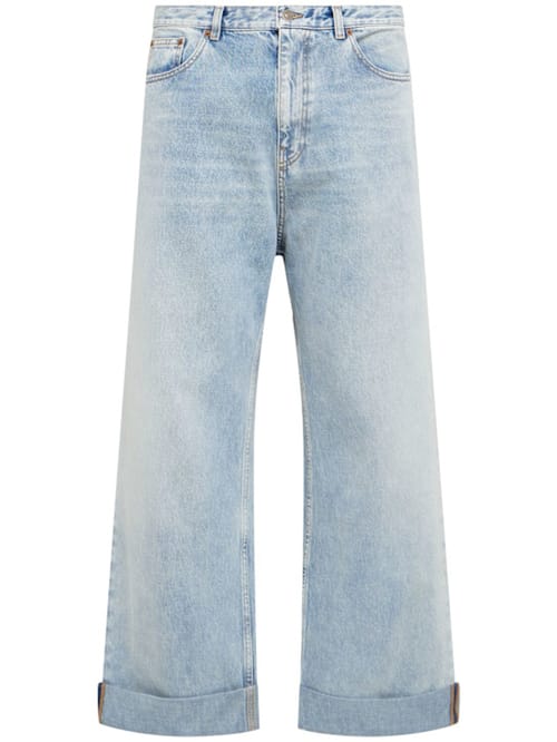 Valentino: 石洗牛仔裤