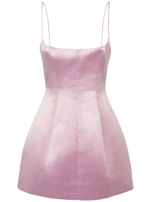 Blumarine: Robe courte en duchesse