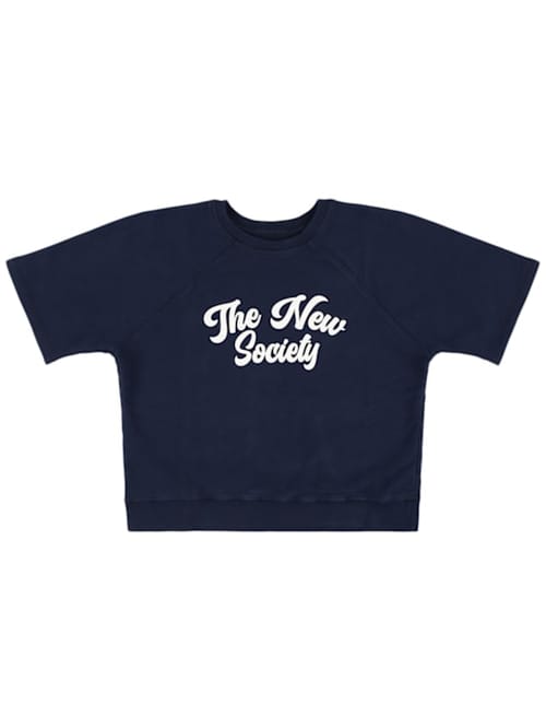 The New Society: 棉质短袖卫衣