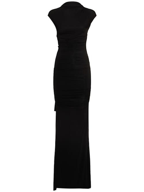 TOVE: Draped jersey maxi dress