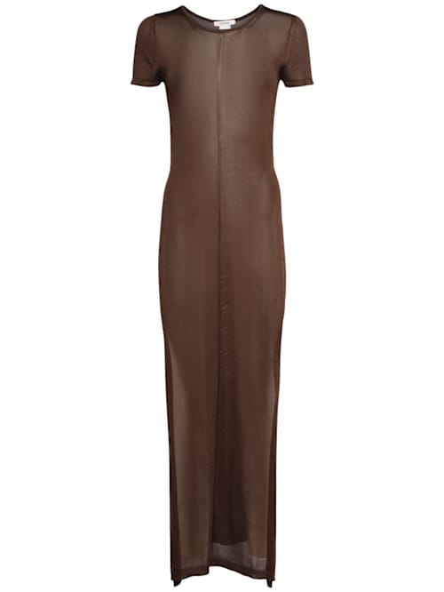 Lemaire: Jersey maxi dress with slit