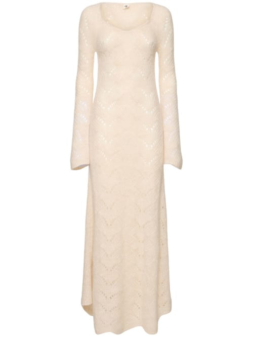 The Garment: Robe longue en maille ajourée