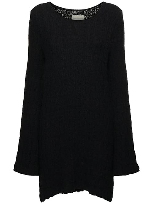 Loulou De Saison: Abito corto in maglia di cotone