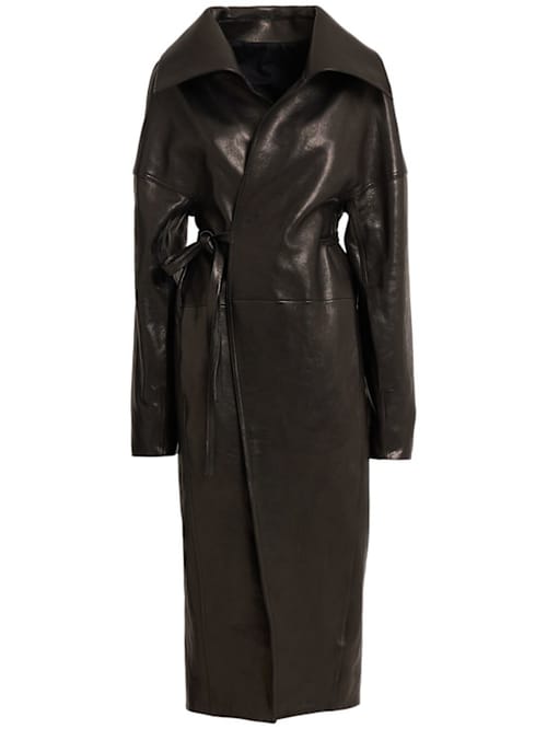 Rick Owens: 带腰带的长外套