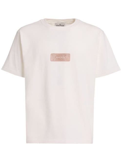 Stone Island: 胸前印花 T 恤