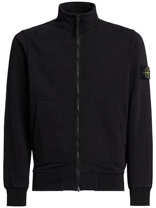 Stone Island: 带拉链和高领的背心