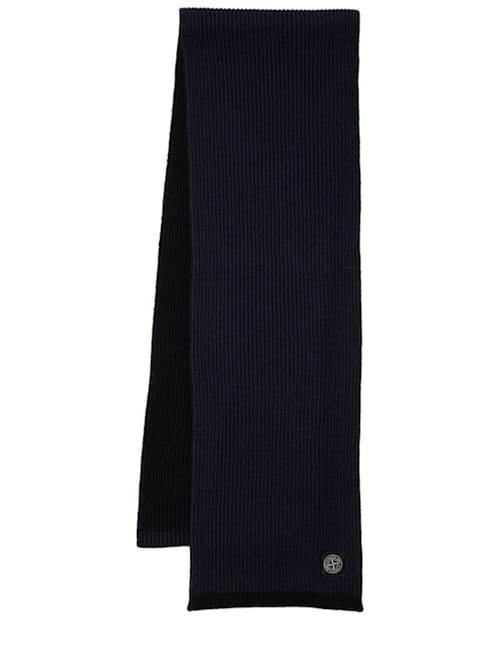 Stone Island: 带有标志的矩形围巾