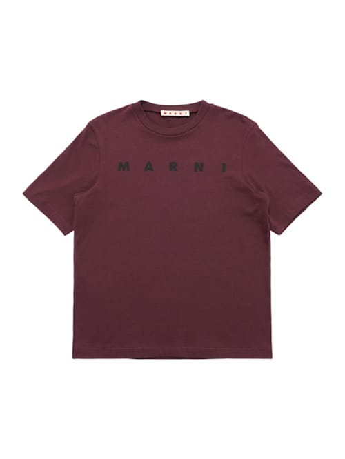 Marni Junior: 印花棉质T恤