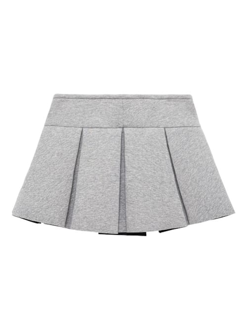 Marni Junior: 褶皱棉混纺潜水裙