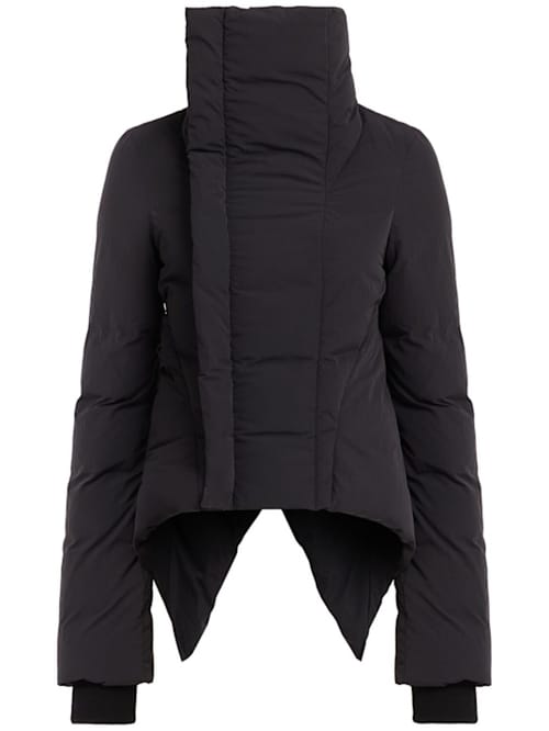 Rick Owens: 短款高领羽绒外套