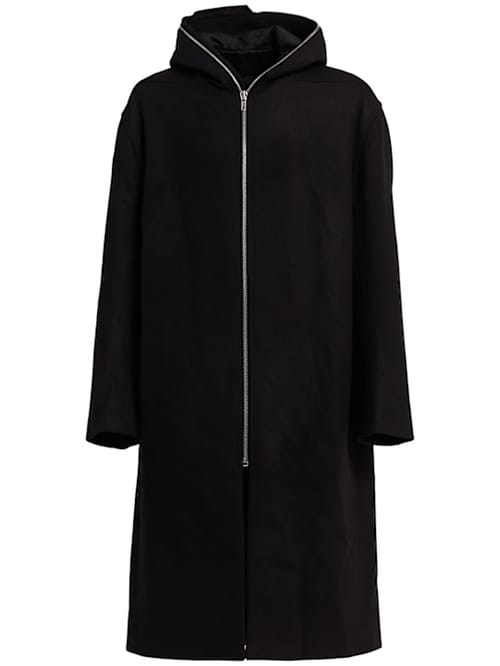 Rick Owens: 吉姆连帽羊毛长外套