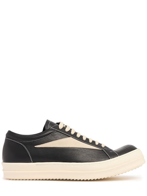 Rick Owens: 低帮运动鞋，带有重叠细节