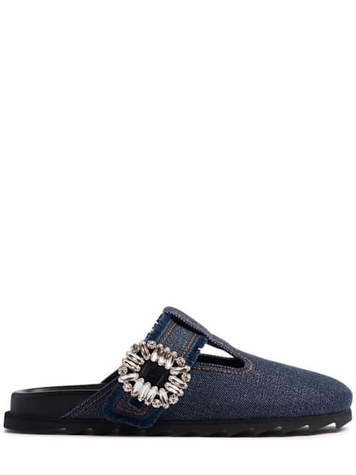 Roger Vivier: 带扣的低跟滑鞋
