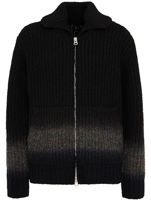 Sacai: 带中央拉链的夹克