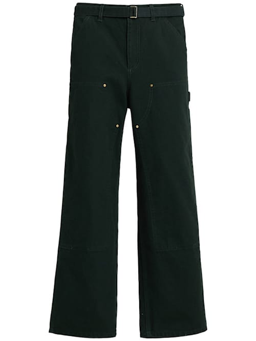 Sacai: 宽腿带子裤
