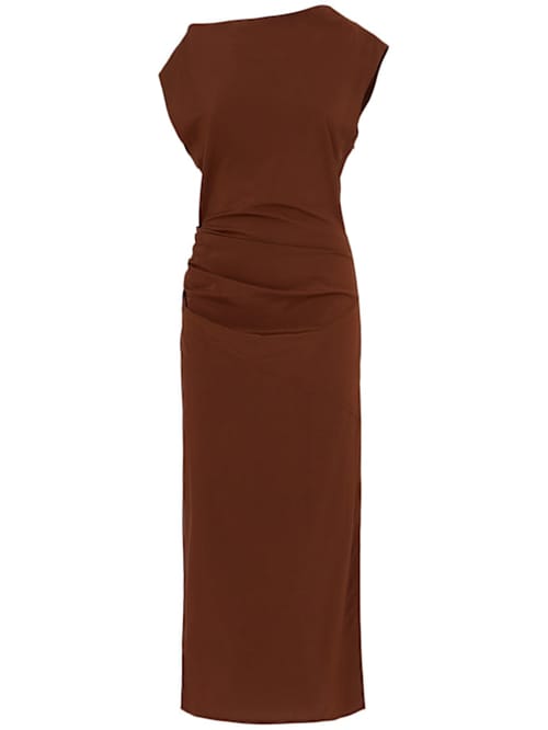 Proenza Schouler: Asymmetrical draped midi dress