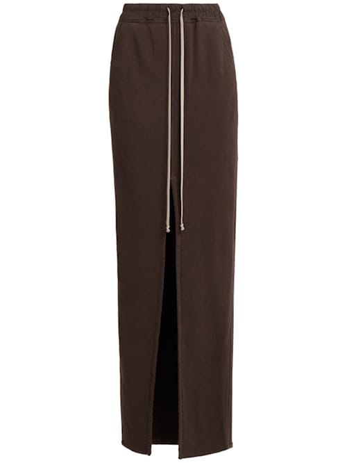 Rick Owens DRKSHDW: 弹性腰带长裙