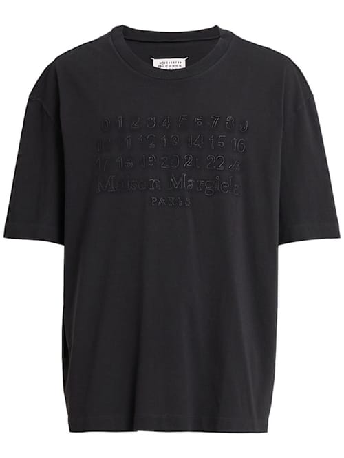Maison Margiela: 带有浮雕印花的宽松T恤