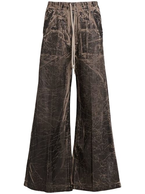 Rick Owens DRKSHDW: 宽腿抽绳裤