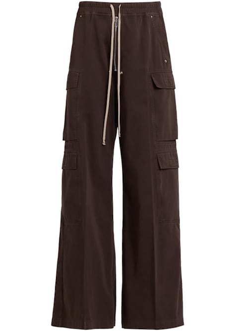 Rick Owens DRKSHDW: 宽腿抽绳裤