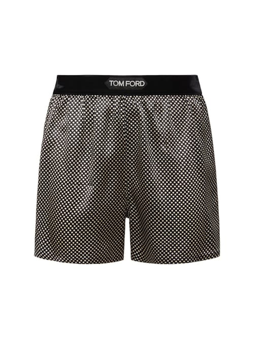 Tom Ford: Shorts with elastic waist and print