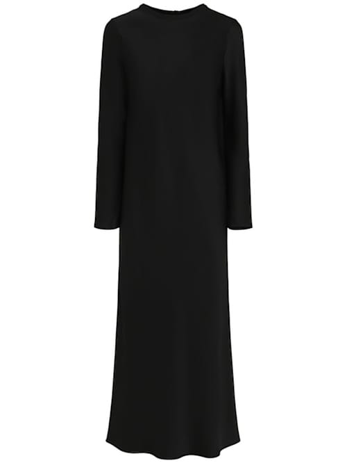 A.EMERY: Robe en satin avec découpe dos