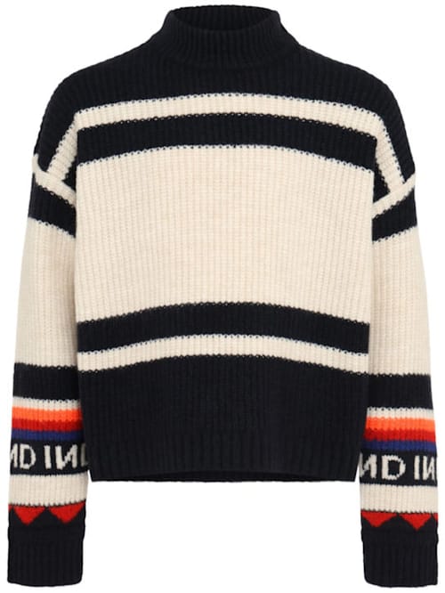INDEE: Gestreifter Pullover aus Rippstrick