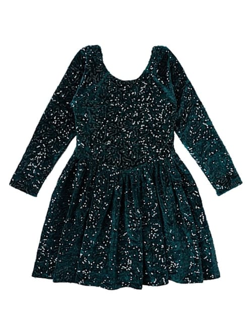 Konges Sløjd: Robe en velours à sequins