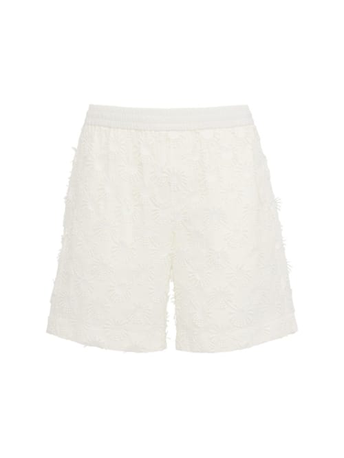 MSGM: 带刺绣细节的短裤