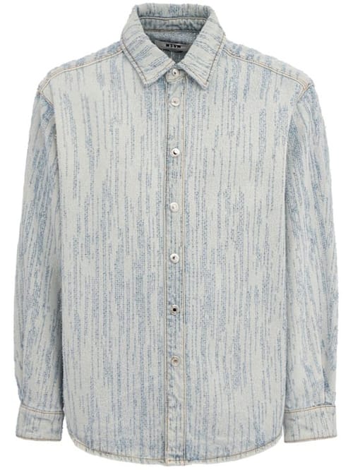 MSGM: 棉质牛仔衬衫