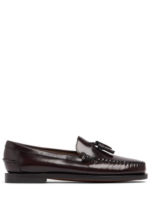 Sebago: Mocassini in pelle di vitello con nappine