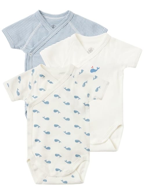 Petit Bateau: 3件印花棉质连体衣套装