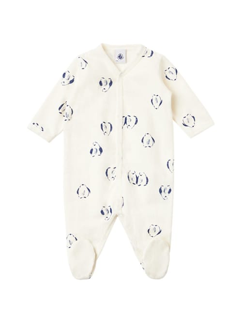 Petit Bateau: 印花棉连体衣