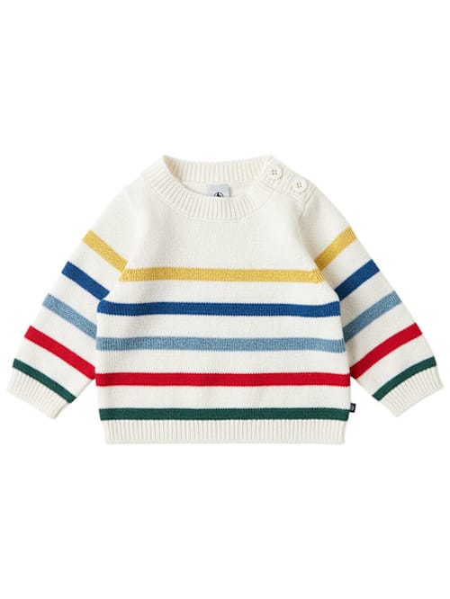 Petit Bateau: 毛混纺针织毛衣