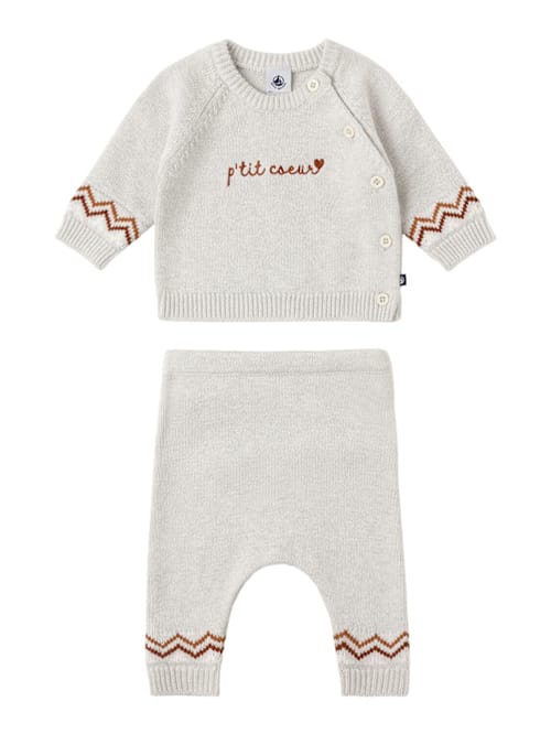 Petit Bateau: 针织T恤和裤子